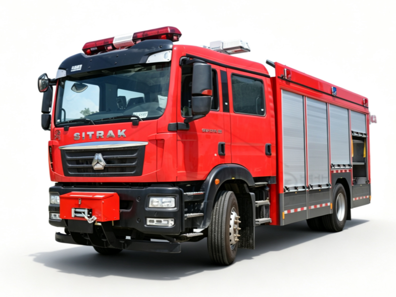 Sinotruk HOWO 5.8 m³ CAFS Fire Truck 