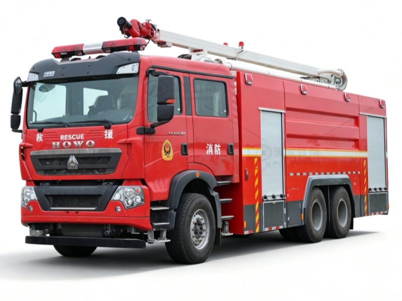 HOWO 18 m Water Tower Fire Truck 