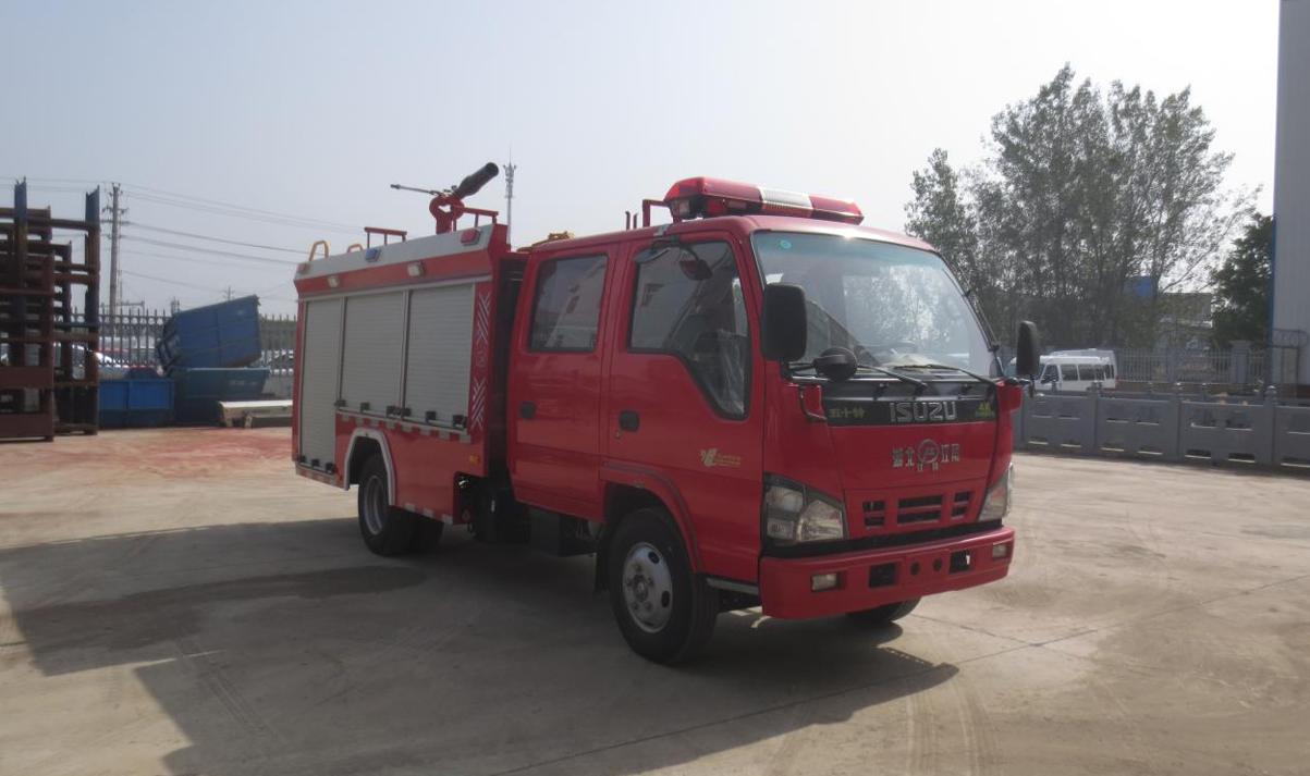 JDF5071GXFSG20/Q6 Water Tank Fire Truck — Operation Video