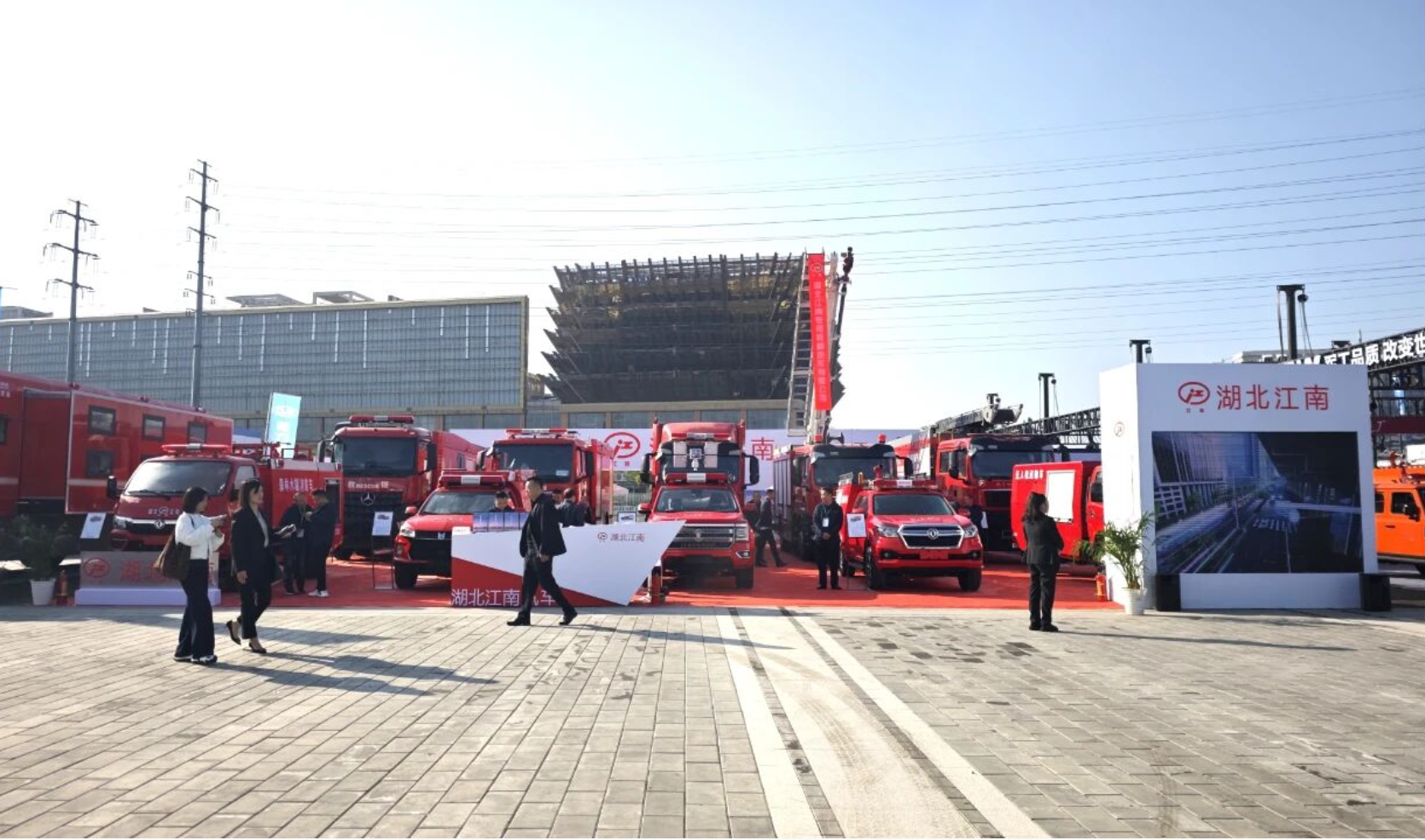 Jiangte booth vehicle lineup